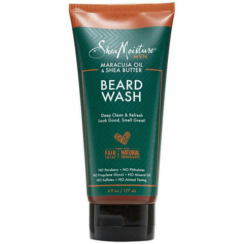 Shea Moisture Natural Skin Care SHEA MOISTURE: Maracujua & Shea Oils Beard Wash 6oz