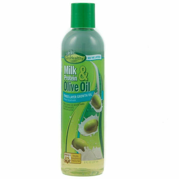Sof N' Free Styling Product Sof N' Free: Milk protein & Olive Oil Three-Layer Growth Oil 8oz