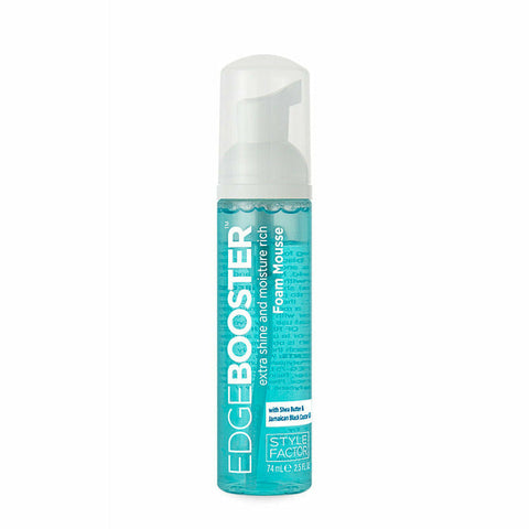 STYLE FACTOR Styling Product Blue - Shea Butter & Jamaican Black Castor Oil Style Factor: Edge Booster Extra Shine and Moisture Rich Foam Mousse 2.5oz