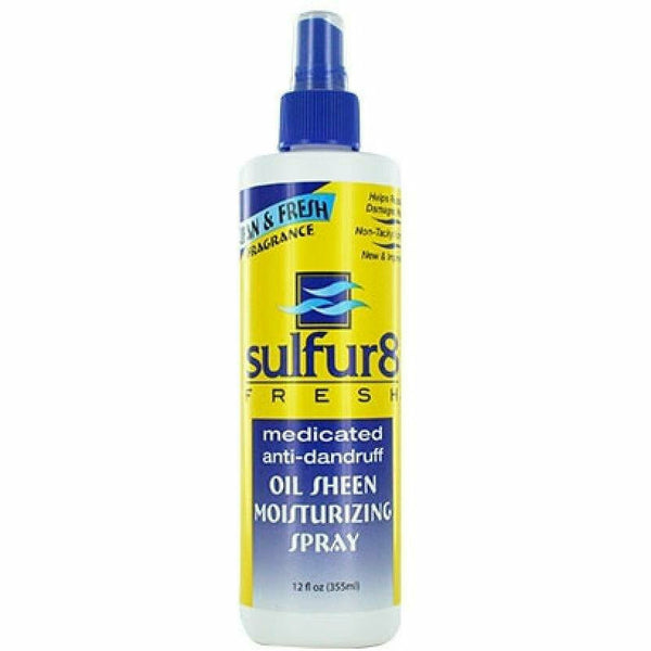 Sulfur8 Hair Care Sulfur8: Fresh Oil Sheen Moisturizing Spray 12oz
