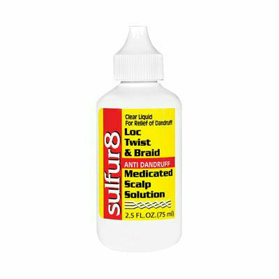 Sulfur8 Hair Care Sulfur8: Loc Twist and Braid Anti Dandruff Medicated Scalp Solution 2.5oz