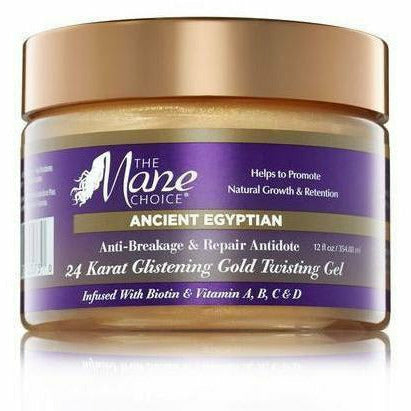 The Mane Choice Hair Care THE MANE CHOICE: Ancient Egyptian 24 Karat Glistening Twisting Gel