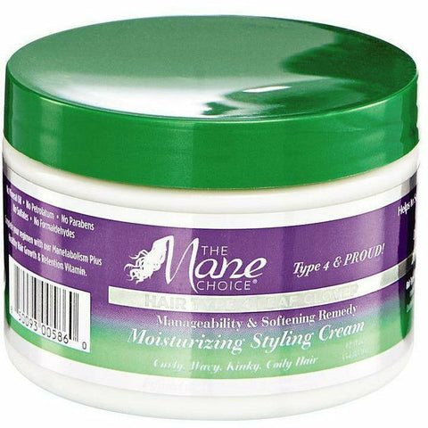The Mane Choice Hair Care The Mane Choice: Manageability & Softening Remedy Moisturizing Styling Cream 12oz
