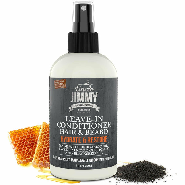 Uncle Jimmy Bath & Body Uncle Jimmy Hair & Beard Leave-In Conditioner 8oz