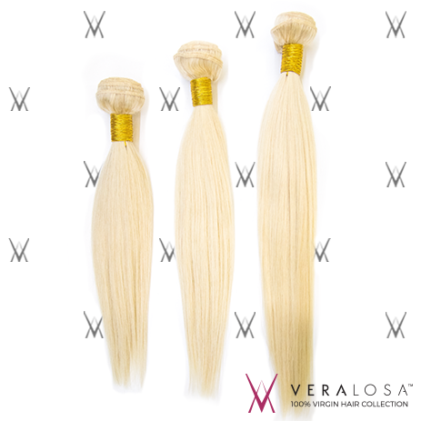 Vera losa™ Virgin Human Hair 10+12+14 / #613 Vera Losa™ 8A Pre-Bleached - Straight #613 - 3 Bundle Deals
