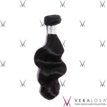Vera Losa™ Virgin Human Hair 12" / Natural Color Vera Losa™ 8A Loose Wave - 100% Brazilian Virgin Hair