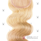 Vera Losa™ Virgin Human Hair 14" / #613 Vera Losa™ Pre-Bleached 4x4 Swiss Lace Closure - Body Wave #613